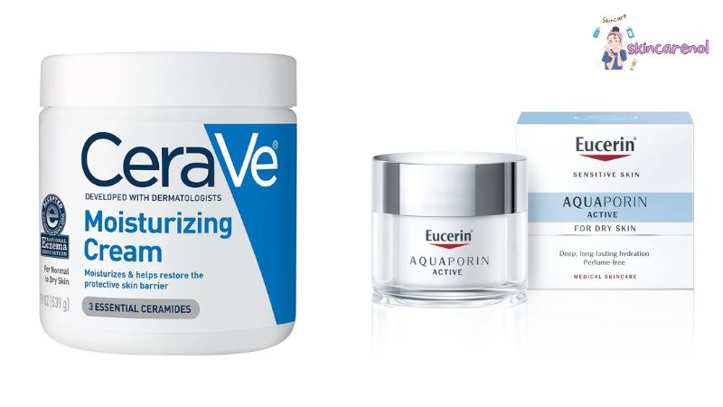 CeraVe and Eucerin Moisturizers Cream